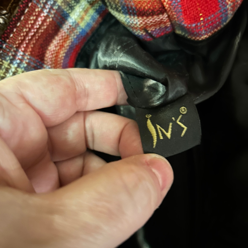 JN'S Plaid Flap Bag - New With Tags - Tartan Shoulder - Picture 4 of 9